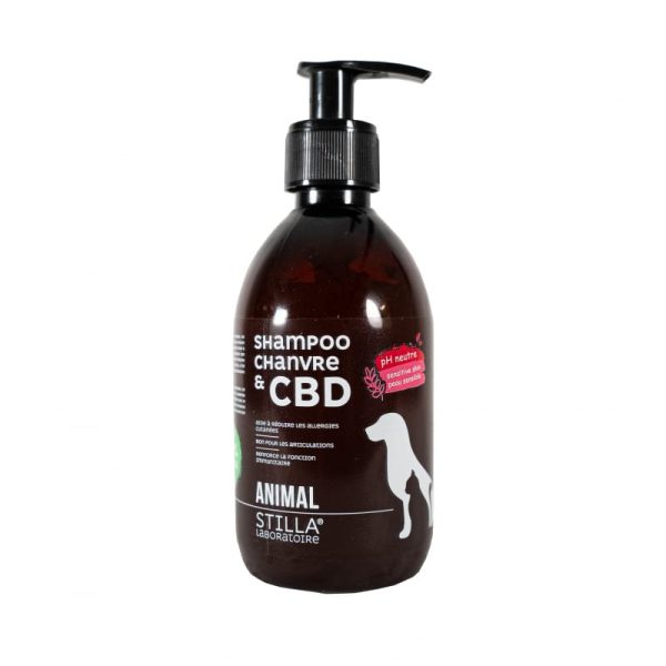 shampoing bio animal CBD Sensitive stilla